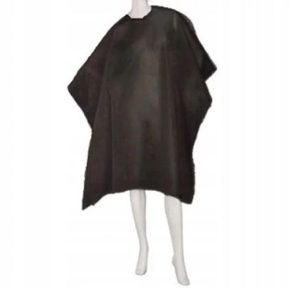 ЕДНОКРАТНИ ТЕКСТИЛНИ ФРИЗЬОРСКИ ПЕЛЕРИНИ - ЧЕРНИ - 100/130см - 25бр