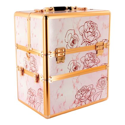 КОЗМЕТИЧЕН КОЗМЕТИЧЕН КУФАР XXL - FLOWER  41x24x34