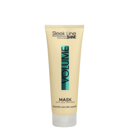 STAPIZ SLEEK LINE VOLUME - МАСКА ЗА ТЪНКИ И НЕЖНИ КОСИ, ПРИДАВАЩА ОБЕМ С КОПРИНЕНИ ПРОТЕИНИ, КОЕНЗИМ Q10 И СЕРАМИДИ 250мл