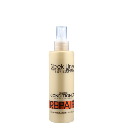 SLEEK LINE REPAIR 2-PHASES CONDITIONER - ВЪЗСТАНОВЯВАЩ 2-ФАЗОВ БАЛСАМ-СПРЕЙ БЕЗ ОТМИВАНЕ 300мл