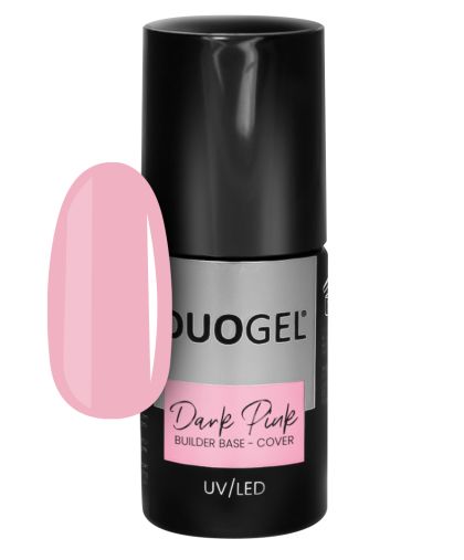 DUOGEL LED/UV БАЗА ЗА ГЕЛ ЛАК COVER Dark Pink - 6мл