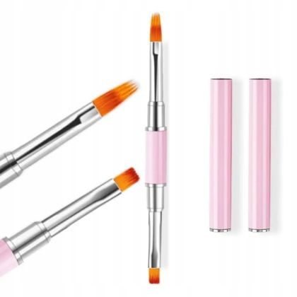 ЧЕТКА 2в1 ЗА ГЕЛ ОВАЛ #4 И ДЕКОРАЦИЯ 6мм