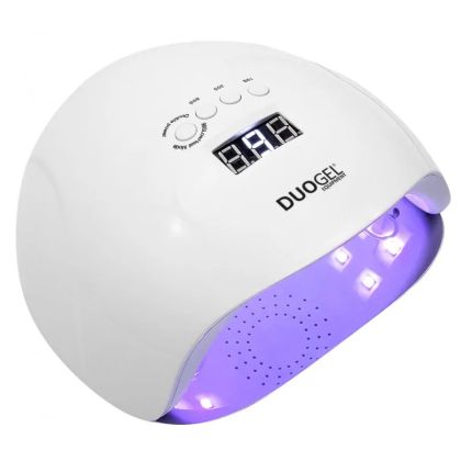 UV/LED ЛАМПА DUOGEL - YOUNG + ОГЛЕДАЛНА ОСНОВА 65W