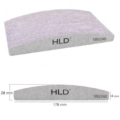 ПИЛА ЗА НОКТИ - 180/240  ПОЛУМЕСЕЦ - HLD