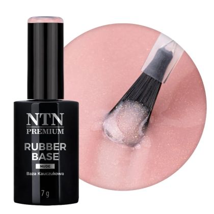 КАУЧУКОВА БАЗА ЗА ГЕЛ ЛАК - RUBBER BASE NTN PREMIUM - NUDE - 7гр