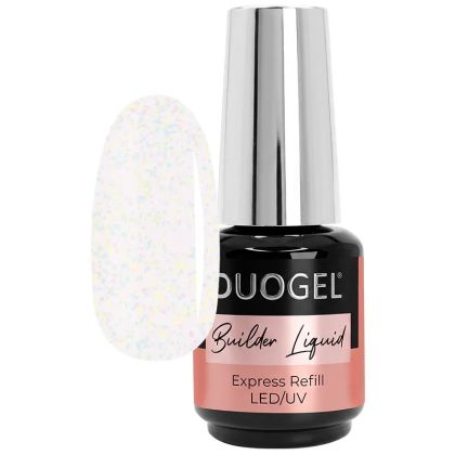 DUOGEL ТЕЧЕН ИЗГРАЖДАЩ ГЕЛ - PEARL Sparkly Milk 15мл
