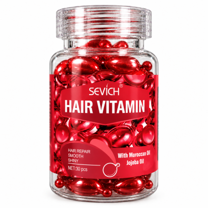 СЕРУМ ВИТАМИНИ ЗА СУХА КОСА - SEVICH MAROCAN OIL AND JOJOBA - 30 бр. КАПСУЛИ