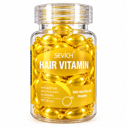 СЕРУМ ВИТАМИНИ ЗA СУХА КОСА - SEVICH ALOE VERA OIL - 30 бр. КАПСУЛИ