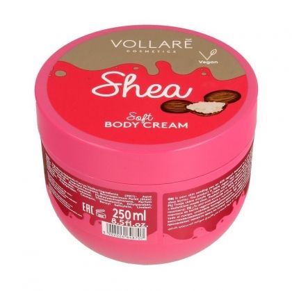VOLLARE SHEA SOFT BODY CREAM - РЕГЕНЕРИРАЩ КРЕМ ЗА ТЯЛО С МАСЛО ОТ ШЕА 250мл