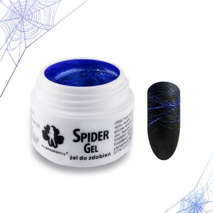 SPIDER GEL METALIC BLUE - МЕТАЛИКОВО СИНЬО 3мл