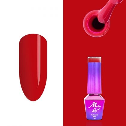 MOLLY LACELITE WOMEN - ГЕЛ ЛАК №43 - BRICK RED - 5мл