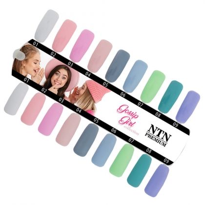 ПАЛИТРА ЗА СЕРИЯ ГЕЛ ЛАКОВЕ NTN PREMIUM LED “GOSSIP GIRL“
