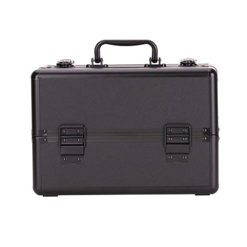 КОЗМЕТИЧЕН КУФАР M - ЧЕРЕН МАТ №4433 30x20x20