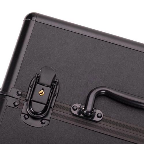 КОЗМЕТИЧЕН КУФАР M - ЧЕРЕН МАТ №4433 30x20x20