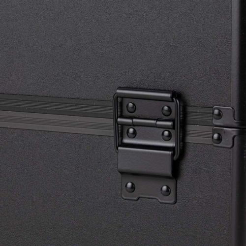 КОЗМЕТИЧЕН КУФАР M - ЧЕРЕН МАТ №4433 30x20x20