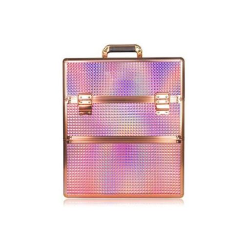 КОЗМЕТИЧЕН КУФАР XXL -  3D РОЗОВО ЗЛАТО K105-9 25x35x40 см