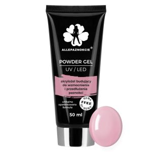 ALLEPAZNOKCIE POWDER GEL - №09 FRENCH PINK - АКРИГЕЛ РОЗОВ ФРЕНСКИ - 50мл