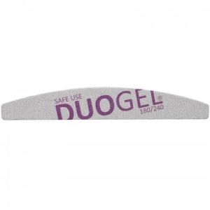 DUOGEL - BE SAFE -  ЕДИНИЧНО ОПАКОВАНА ПИЛА ЗА НОКТИ МОСТ - 180/240