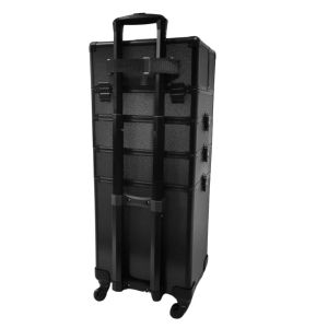 КОЗМЕТИЧЕН КУФАР XXXL - ЧЕРЕН - 35x89x25 см