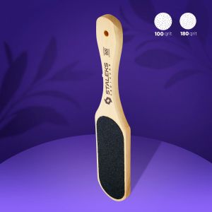 ДЪРВЕНА ПИЛА ЗА СТЪПАЛА STALEKS BEAUTY&CARE 100/180 РОЗОВА - ABC-10/1