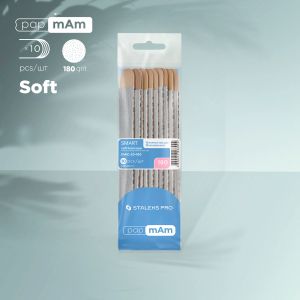 СМЕНЯЕМИ ПИЛИ С ОСНОВИ STALEKS papmAm 12x2см ГРУБОСТ 180 - 10бр - DWC-22-180