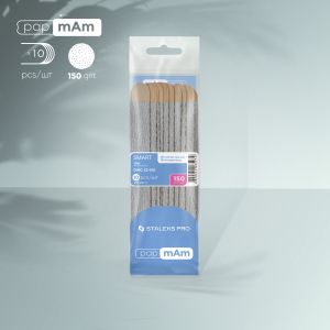 СМЕНЯЕМИ ПИЛИ С ОСНОВИ STALEKS papmAm 12x2см ГРУБОСТ 150 - 10бр - DWC-22-150