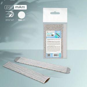 СМЕНЯЕМИ МЕКИ ПИЛИ STALEKS papmAm 12x2см ГРУБОСТ 100 - 30бр - DFC-20-100