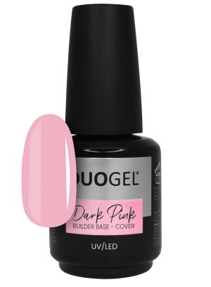 DUOGEL LED/UV БАЗА ЗА ГЕЛ ЛАК COVER Dark Pink - 15мл