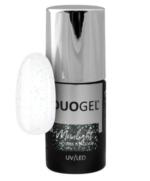 DUOGEL LED/UV ТОП ЛАК БЕЗ ЛЕПКАВ СЛОЙ - GLITTER MOONLIGHT - 6мл