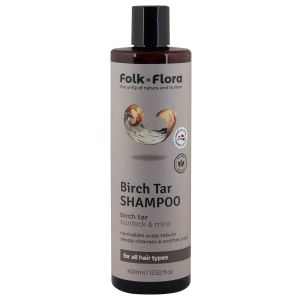 FOLK&FLORA BIRCH TAR ШАМПОАН 400мл