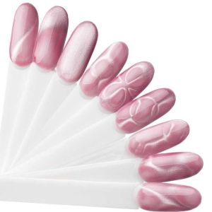 ДВУСТРАНЕН МАГНИТ ЗА ЕФЕКТ КОТЕШКО ОКО - РОЗОВ