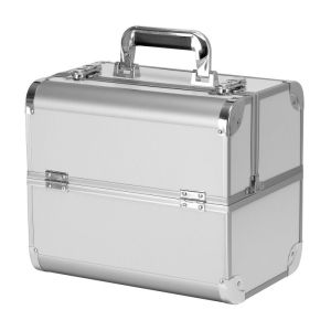 КОЗМЕТИЧЕН КУФАР SC40 - 31х21х26.5см - СРЕБЪРЕН