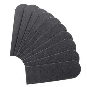 МЕТАЛНА ПИЛА ЗА ПЕДИКЮР С 10бр АБРАЗИВА 100 и 180 грит