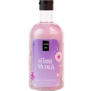 КОЛЕДЕН КОМПЛЕКТ - LAVISH CARE FESTIVE PETALS - МАЛИНА И КОКОС