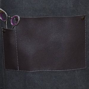 РАБОТНА ПРЕСТИЛКА - K-06 - ДЕНИМ СИВО/ЧЕРНО