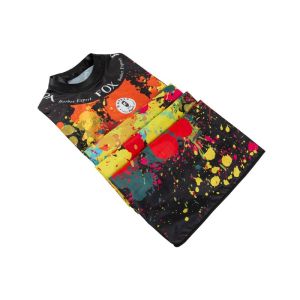 ПЕЛЕРИНА ЗА ПОДСТРИГВАНЕ СЪС СИЛИКОНОВА ЯКА - FOX BARBER EXPERT - 165 см x 145 см