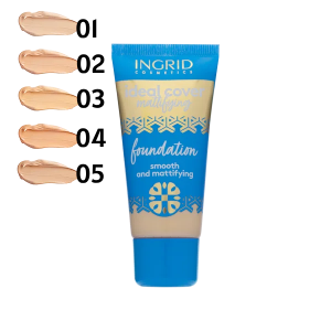 INGRID IDEAL COVER ФОН ДЬО ТЕН №404 TAN 30мл
