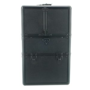 КОЗМЕТИЧЕН КУФАР XXL - BLACK MATT - 24x34x42 см