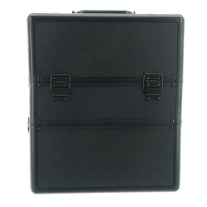 КОЗМЕТИЧЕН КУФАР XXL - BLACK MATT - 24x34x42 см