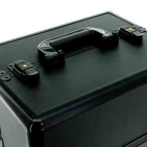 КОЗМЕТИЧЕН КУФАР XXL - BLACK MATT - 24x34x42 см