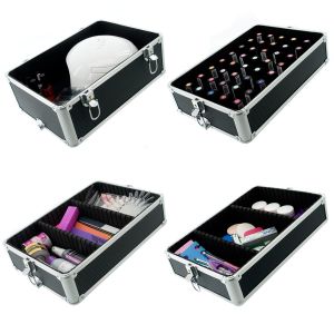 КОЗМЕТИЧЕН КУФАР XXL - 4 НИВА - BLACK 34x41x25 см