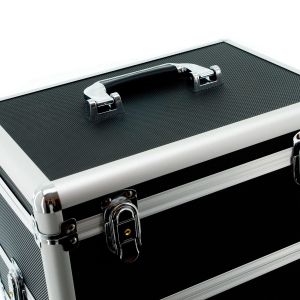 КОЗМЕТИЧЕН КУФАР XXL - 4 НИВА - BLACK 34x41x25 см