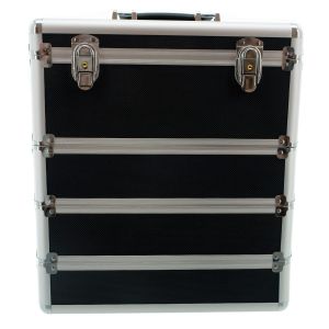 КОЗМЕТИЧЕН КУФАР XXL - 4 НИВА - BLACK 34x41x25 см