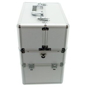 КОЗМЕТИЧЕН КУФАР XXL - SILVER DIAMOND - 34x41x25 см