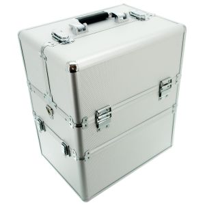 КОЗМЕТИЧЕН КУФАР XXL - SILVER DIAMOND - 34x41x25 см