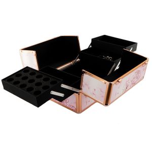 КОЗМЕТИЧЕН КОЗМЕТИЧЕН КУФАР XL - FLOWER - 33x26x38