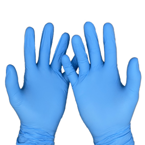 РЪКАВИЦИ НИТРИЛ - СИНИ - XL - 100бр