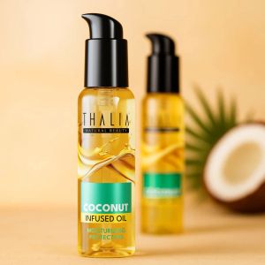 СЕРУМ ЗА СУХА И КЪДРАВА КОСА С КОКОС - INFUSED OIL - THALIA - 100мл