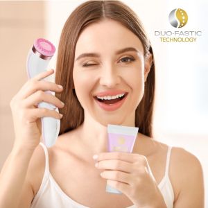 ЧЕТКА ЗА ЛИЦЕ 4 В 1 - LUMINEO PRO HOME SPA + ГЕЛ ЗА АКНЕИЧНА КОЖА 100 мл - РОЗОВА