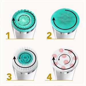 ЧЕТКА ЗА ЛИЦЕ 4 В 1 - LUMINEO PRO HOME SPA + ГЕЛ ЗА АКНЕИЧНА КОЖА - 100мл - ТЮРКОАЗ